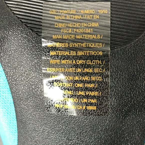 Avon Cushion Walk Slides Sandal Block Heel Womens 10 Blue Straw Weave Mules New - Picture 10 of 10